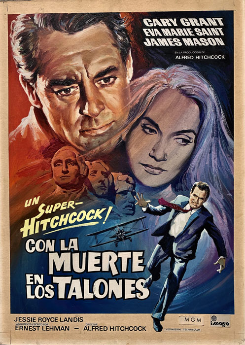 North by Northwest — vintage movie poster art